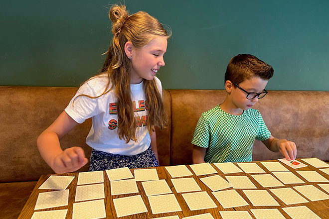 La Place kidsmenu memory